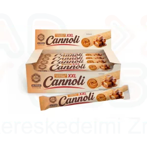 BELISSIMO CANNOLI XXL Ropogós ostyarúd 42 g Tejkaramella ízű töltelékkel